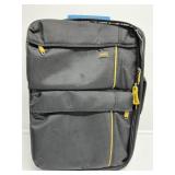 Lucas Expandable Black Suitcase