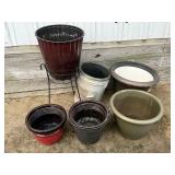 Flower Pots and Stand