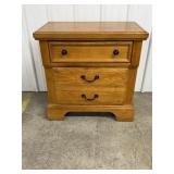 Small Nightstand with 2 Drawers