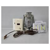 Olde Brooklyn Battery Powered Lantern, Carbon