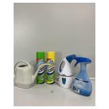 Clothes Steamer, Febreze, Scrubbing Bubbles