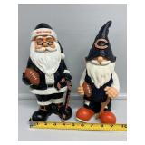 Chicago Bears Santa & Gnome Ceramic