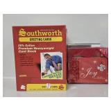 South Worth Heavy Weight Cardstock Greeting
