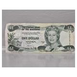 1996 The Central Bank of the Bahamas $1 Bill