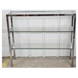 Glass 3 Shelf Stand