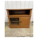 Wooden Entertainment Stand with 2 Doors