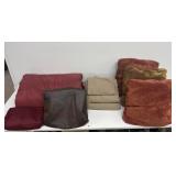 Queen Comforter, Sheet set, Skirts, Accent Pillows
