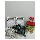 Jumbo Lawn Lights(4),Mini String Lights (3)