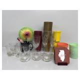 Wine Glasses, Coasters, Plastic Cups