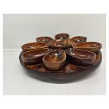 Wooden Hand Carved Serving Tray