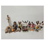 Bear Figurines(6), Basketball Player Figurines,