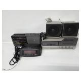 General Electric AM/FM Stereo Clock Radio, Timex