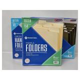 Green Hanging Folders, Manilla Folders