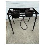 Double Burner Outdoor Propane Stove
