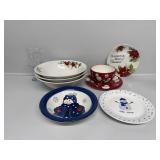 Christmas Bowls and Plates