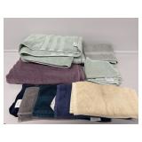 Bath towels , Washcloths, (1) hand towel