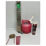 Plastic Gas Can, Trimmer line,  22in Blade