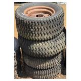 4 Tires On Rims 22X9.0-12
