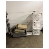 Rolling Plastic Drain Cart, Stackable Create