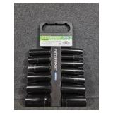 Pittsburgh Metric 1/2" Drive Impact Socket Set