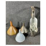 Metal Hinged Funnel, Metal & Plastic Funnels