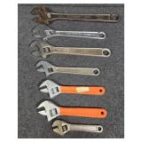 Various Crescent Wrenches(7)