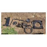 Mower Deck Parts In A 5 G Bucket