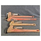 Ridge Heavy-Duty Pipe Wrenches (4)