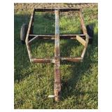 Small Single Axle Trailer (Needs Deck)
