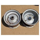 2 Riding Lawnmower Rims No Tires