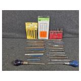 Starrett Drive Pin Punches, Straight Flute Screw