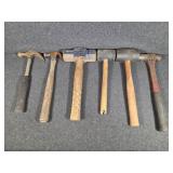 Ball Peen Hammer, Rubber Mallets(2),