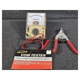 Wire Stripper, VOM Tester