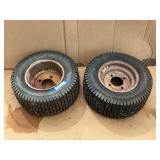 2 Tires On Rims 18X6.50-8 NHS
