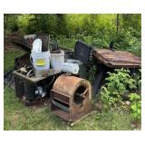 Scrap Pile With 3 Push Mowers And More