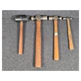 Ball and Peen Hammers(3), Rubber Mallet