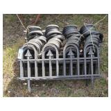 Black Plastic Fencing Pieces (26)