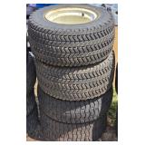 4 Tires On Rims 23X10.50-12