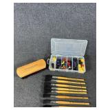 Electrical Components, Utility Box, Paint Brushes