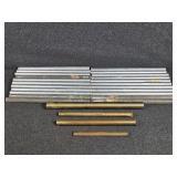 Steel Hollow Pipes, Metal Stakes(2)