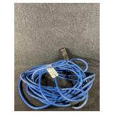 Blue Extension Cord W/3 Outlet End