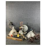 Clamp Lights (3), Retractable Cord Reel