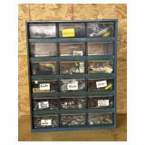 Hardware Organizer W/ Contents S Hooks, Rivets