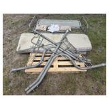 Metal Lawn Glider W/Cushions
