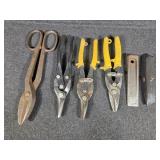Tin Snips(3), Large Shears, Utility Knife