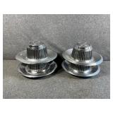 (4) Rally Wheel Center Caps