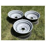 16X8 (3) Rally Wheels 5 Lug Pattern