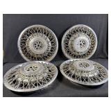 Wire-Spoke Wheel Covers (4)