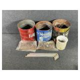 Metal Stakes(4), Screws, Nuts, Bolts