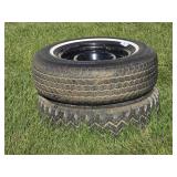 Firestone P225/ 75R15 Tire w/ Rim (2)